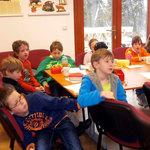 2.B v lesní miniučebně 7