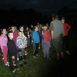 noční les s jedničkou z Kadaně 6