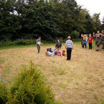 noční les s jedničkou z Kadaně 9